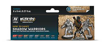 055-780253 - Farb-Set, WizKids Shadow Warriors; 8 x 8 ml